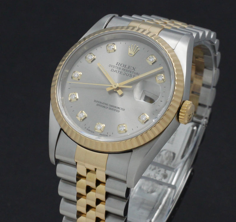 Rolex Datejust 16233G - 1997 - Rolex horloge - Rolex kopen - Rolex heren horloge - Trophies Watches