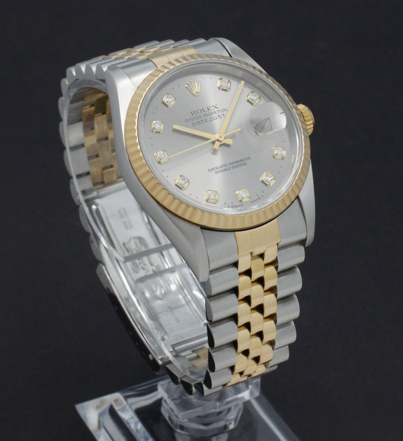 Rolex Datejust 16233G - 1997 - Rolex horloge - Rolex kopen - Rolex heren horloge - Trophies Watches