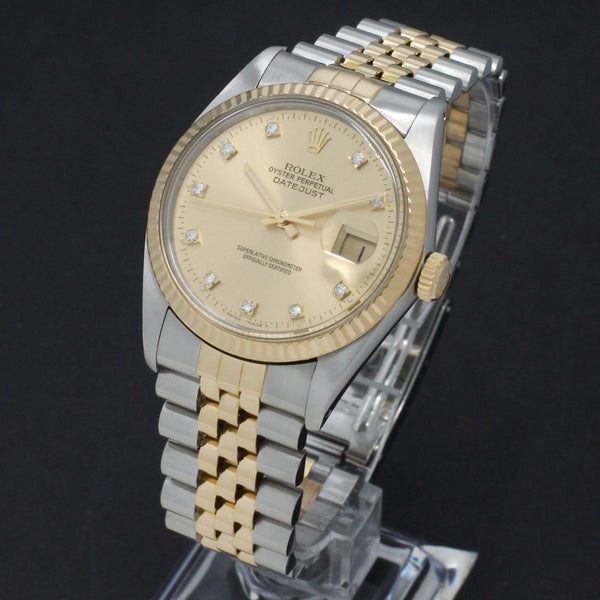 Rolex Datejust 16013G - 1987 - Rolex horloge - Rolex kopen - Rolex heren horloge - Trophies Watches