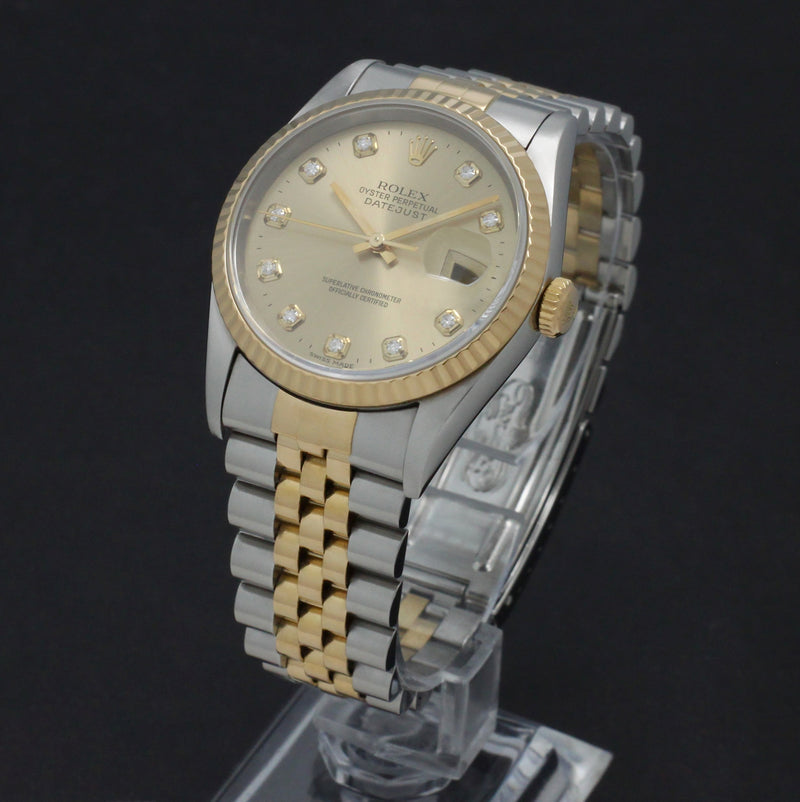 Rolex Datejust 16233G - 1999 - Rolex horloge - Rolex kopen - Rolex heren horloge - Trophies Watches