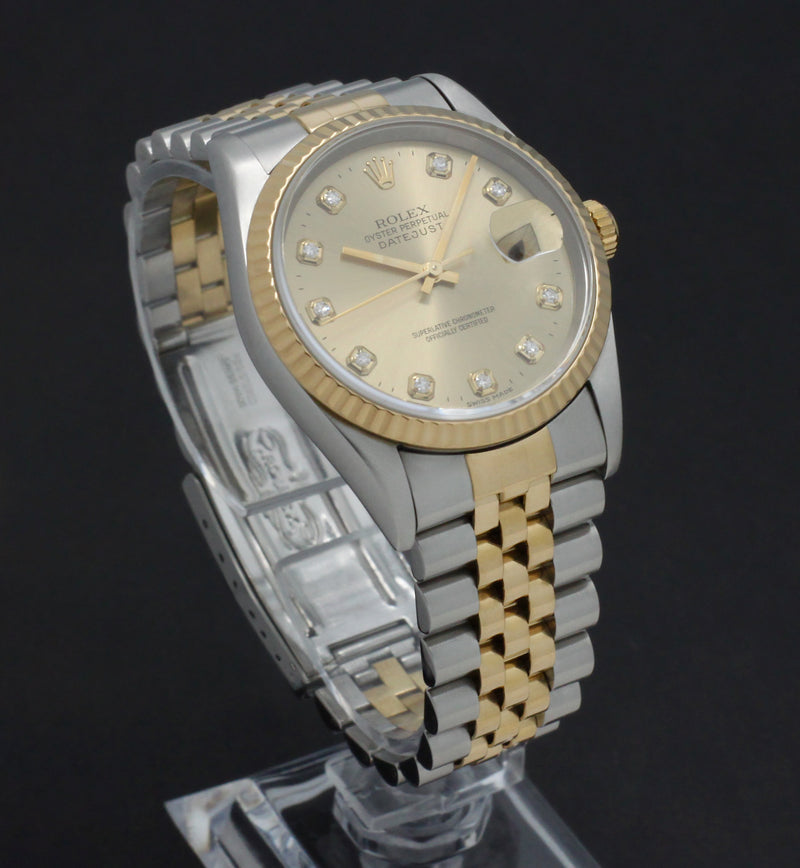 Rolex Datejust 16233G - 1999 - Rolex horloge - Rolex kopen - Rolex heren horloge - Trophies Watches