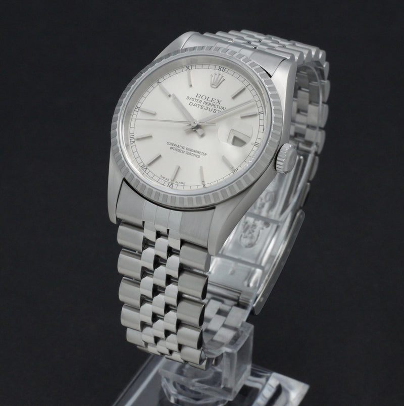 Rolex Datejust 16220 - 2001 - Rolex horloge - Rolex kopen - Rolex heren horloge - Trophies Watches