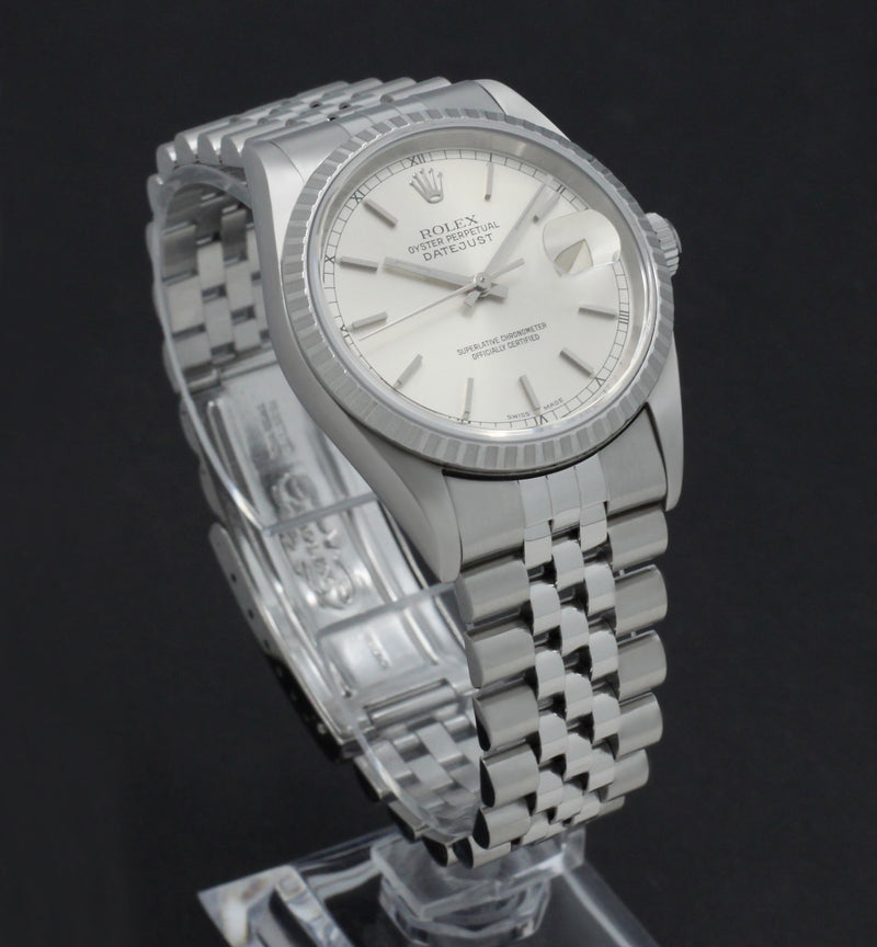 Rolex Datejust 16220 - 2001 - Rolex horloge - Rolex kopen - Rolex heren horloge - Trophies Watches