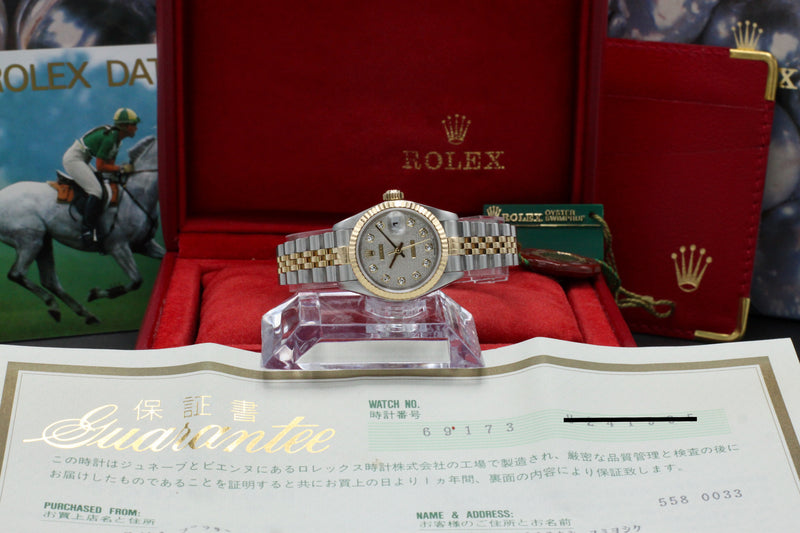 Rolex Lady-Datejust 69173G - 1998 - Rolex horloge - Rolex kopen - Rolex dames horloge - Trophies Watches