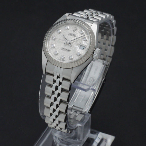Rolex Oyster Perpetual Lady Datejust 79174G Holicon - 2001 - Rolex horloge - Rolex kopen - Rolex dames horloge - Trophies Watche