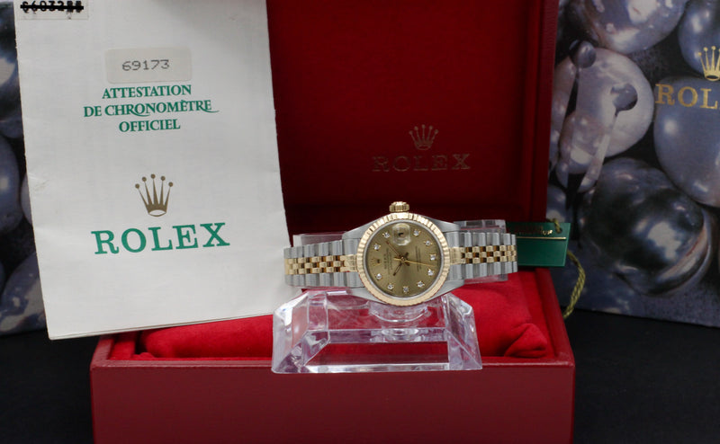 Rolex Lady-Datejust 69173G - 1994 - Rolex horloge - Rolex kopen - Rolex dames horloge - Trophies Watches