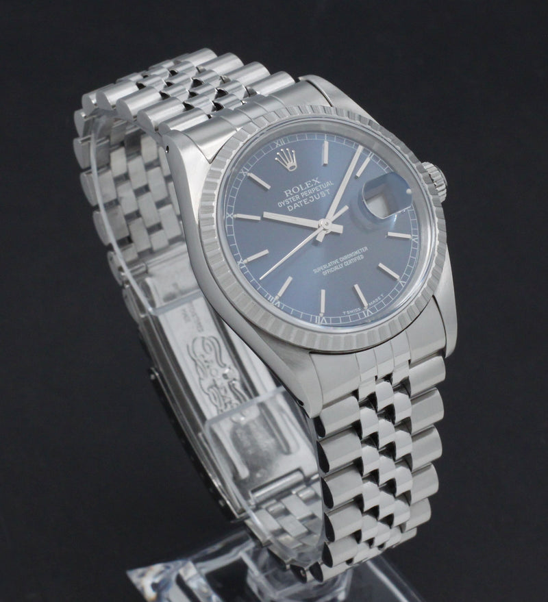 Rolex Datejust 16220 - 1996 - Rolex horloge - Rolex kopen - Rolex heren horloge - Trophies Watches