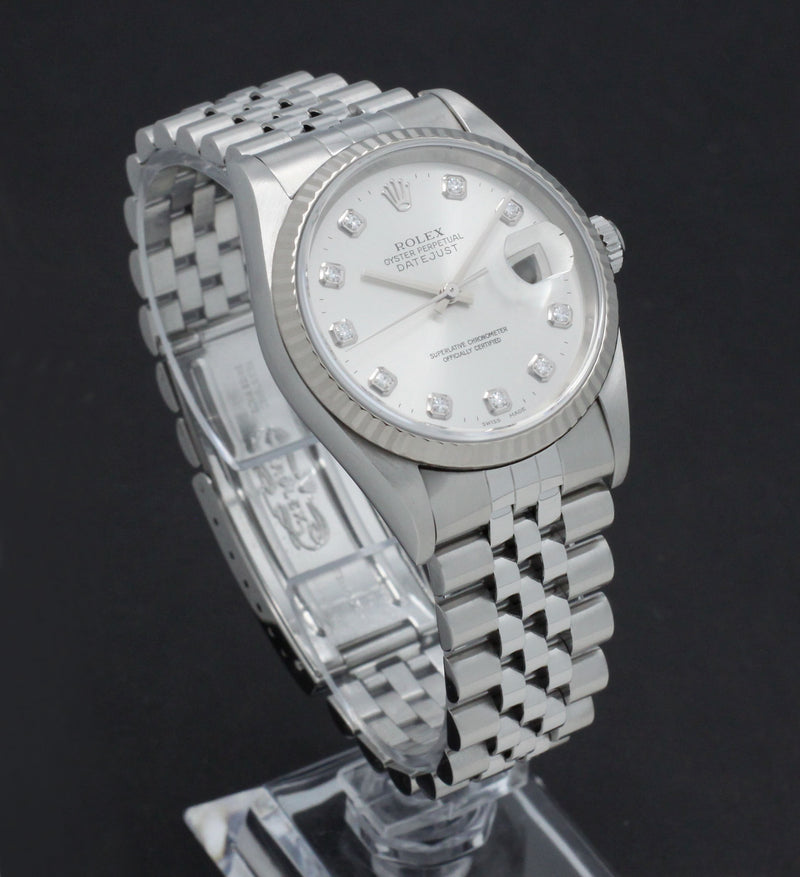 Rolex Datejust 16234G - 2000 - Rolex horloge - Rolex kopen - Rolex heren horloge - Trophies Watches