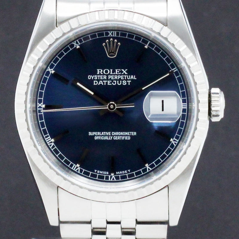 Rolex Datejust 16220 - 1996 - Rolex horloge - Rolex kopen - Rolex heren horloge - Trophies Watches