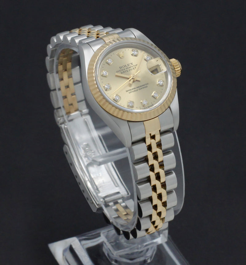 Rolex Lady-Datejust 69173G - 1996 - Rolex horloge - Rolex kopen - Rolex dames horloge - Trophies Watches