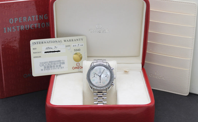 Omega Speedmaster 3502.71 - 2002 - Omega horloge - Omega kopen - Omega heren horloges - Trophies Watches
