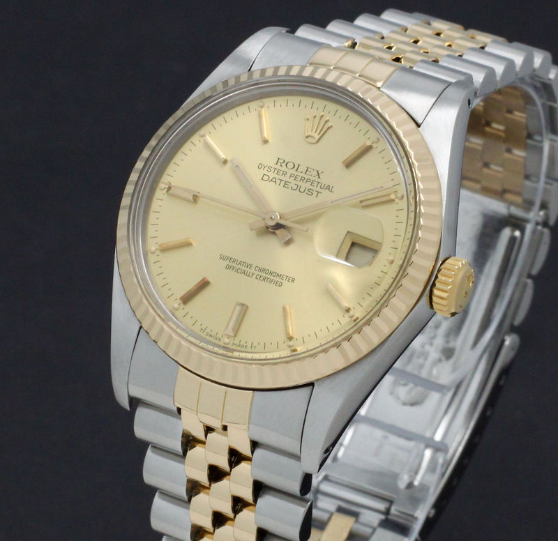 Rolex Datejust 16013 - 1988 - Rolex horloge - Rolex kopen - Rolex heren horloge - Trophies Watches