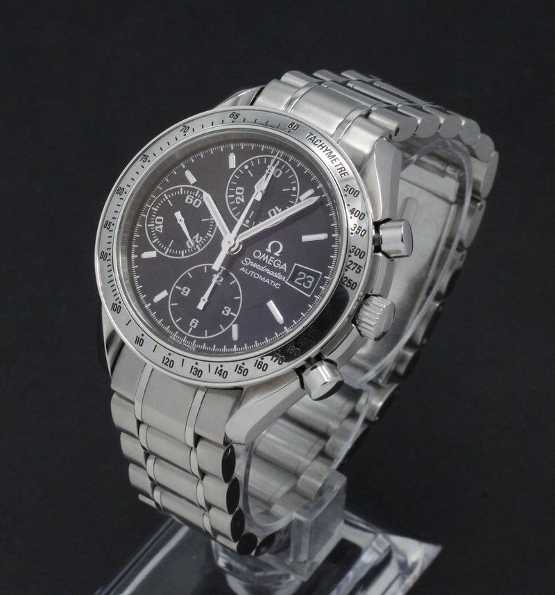 Omega Speedmaster Date 3513.50.00 39mm. Opwinden, Automatisch. Materiaal horlogekast, Staal. Materiaal horlogeband, Staal. Jaar, 2012. Omega heren horloge.