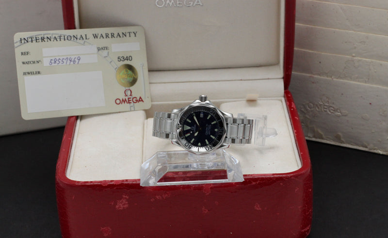 Omega Seamaster Diver 300 M 2285.80.00 - 1998 - Omega horloge - Omega kopen - Omega dames horloge - Trophies Watches