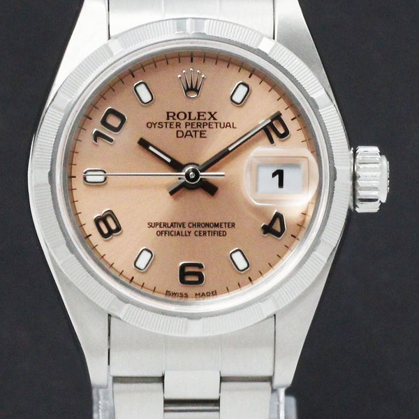 Rolex Oyster Perpetual Lady Date 79190 - 2002 - Rolex horloge - Rolex kopen - Rolex dames horloge - Trophies Watches