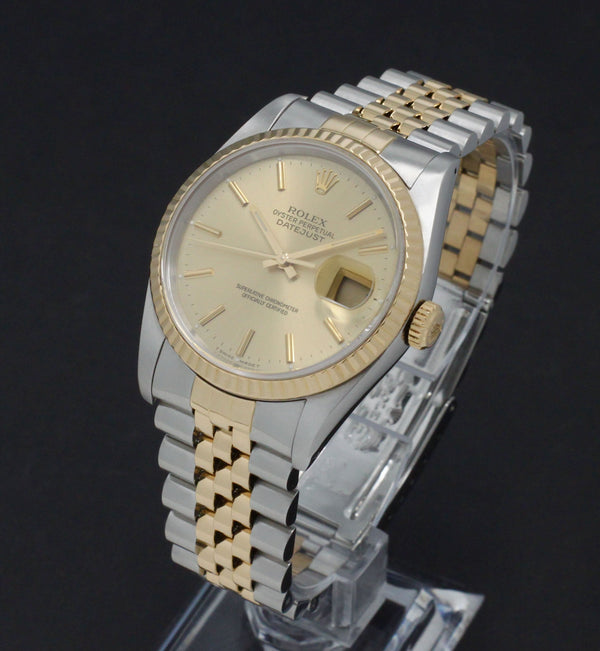 Rolex Datejust 16233 - 1990 - Rolex horloge - Rolex kopen - Rolex heren horloge - Trophies Watches