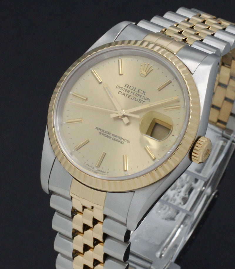 Rolex Datejust 16233 - 1990 - Rolex horloge - Rolex kopen - Rolex heren horloge - Trophies Watches