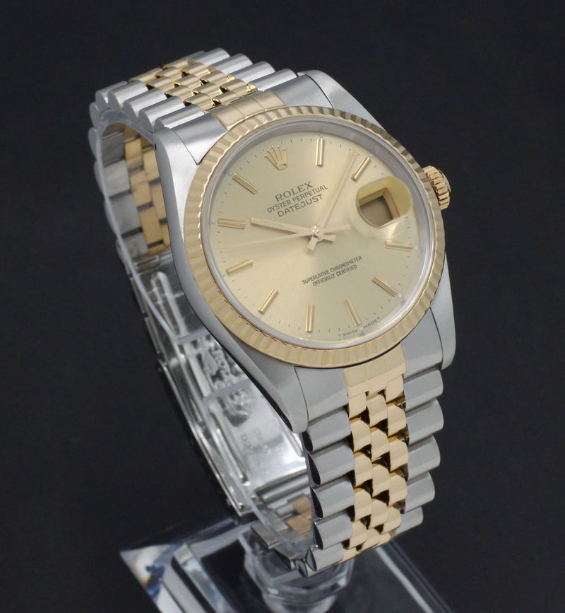 Rolex Datejust 16233 - 1990 - Rolex horloge - Rolex kopen - Rolex heren horloge - Trophies Watches