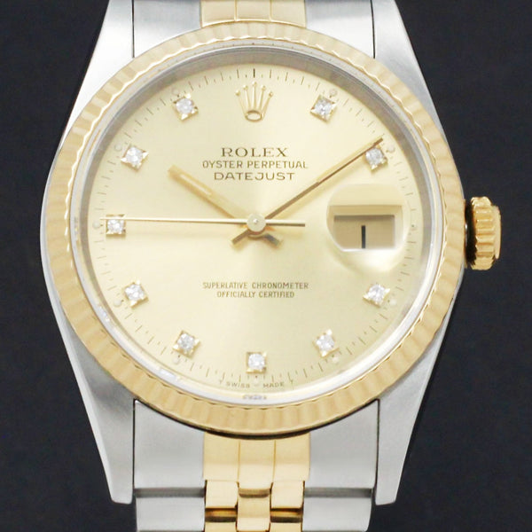 Rolex Datejust 16233G - 1991 - Rolex horloge - Rolex kopen - Rolex heren horloge - Trophies Watches