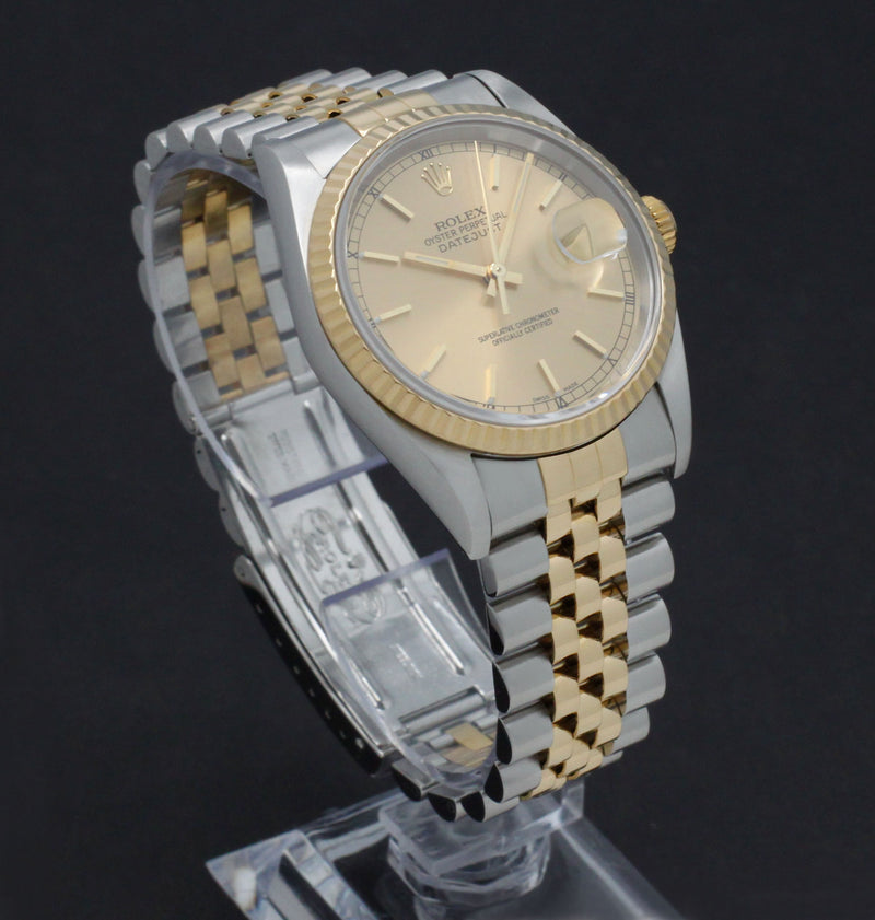 Rolex Datejust 16233 - 2001 - Rolex horloge - Rolex kopen - Rolex heren horloge - Trophies Watches