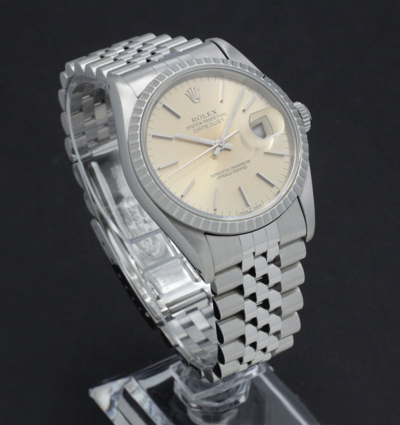 Rolex Datejust 16220 - 1994 - Rolex horloge - Rolex kopen - Rolex heren horloge - Trophies Watches