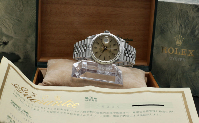 Rolex Datejust 16220 - 1994 - Rolex horloge - Rolex kopen - Rolex heren horloge - Trophies Watches