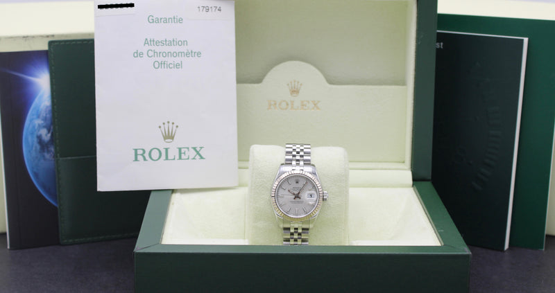Rolex Oyster Perpetual Lady Datejust 179174 - 2006 - Rolex horloge - Rolex kopen - Rolex dames horloge - Trophies Watches
