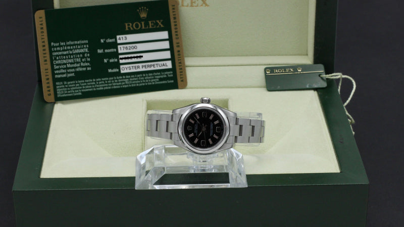 Rolex Oyster Perpetual 176200 - 2010 - Rolex horloge - Rolex kopen - Rolex dames horloge - Trophies Watches