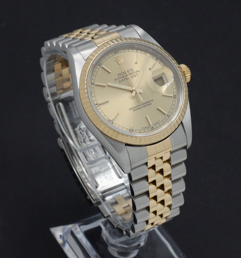 Rolex Datejust 16233 - 1999 - Rolex horloge - Rolex kopen - Rolex heren horloge - Trophies Watches