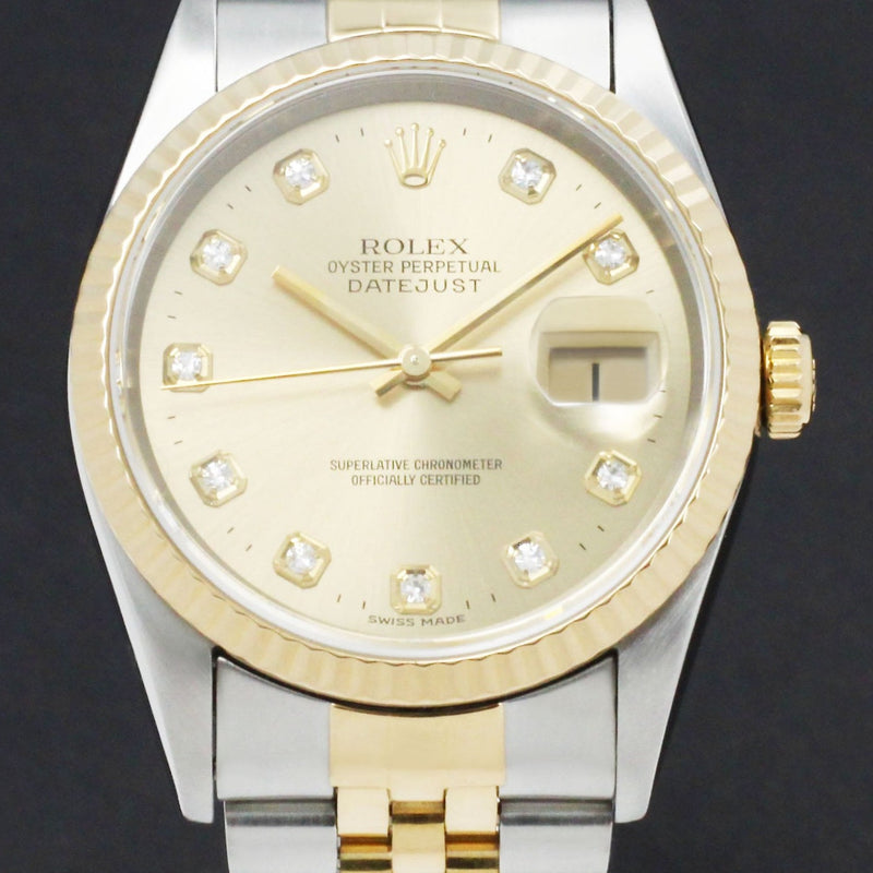 Rolex Datejust 16233G - 1999 - Rolex horloge - Rolex kopen - Rolex heren horloge - Trophies Watches