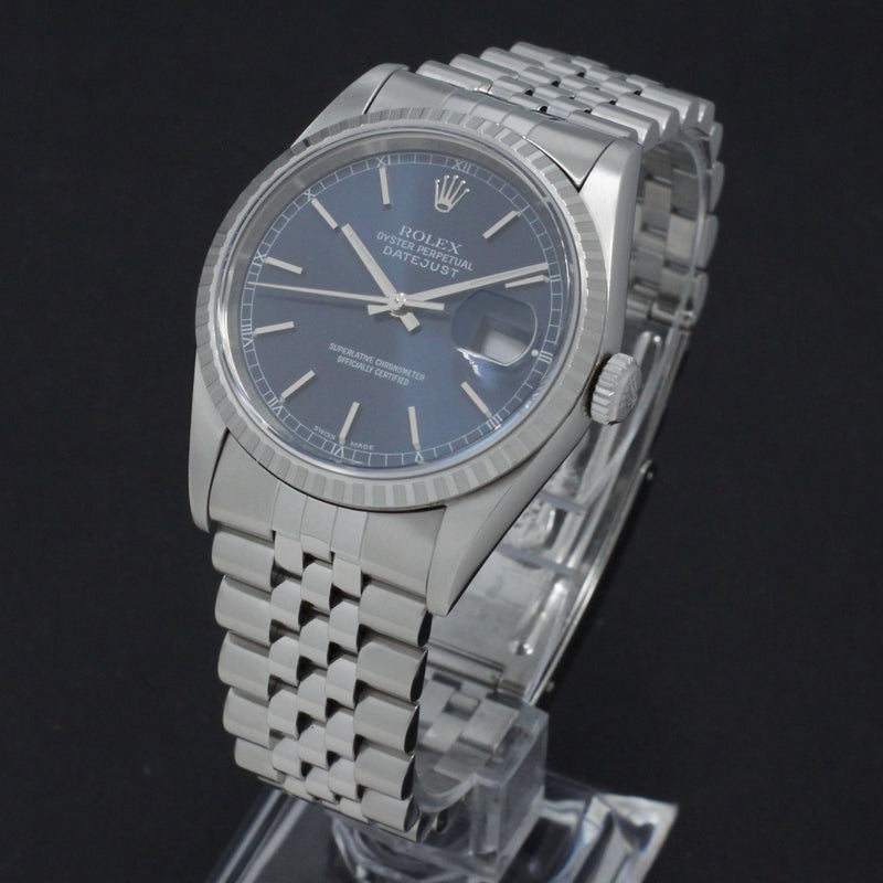 Rolex Datejust 16220 - 2000 - Rolex horloge - Rolex kopen - Rolex heren horloge - Trophies Watches