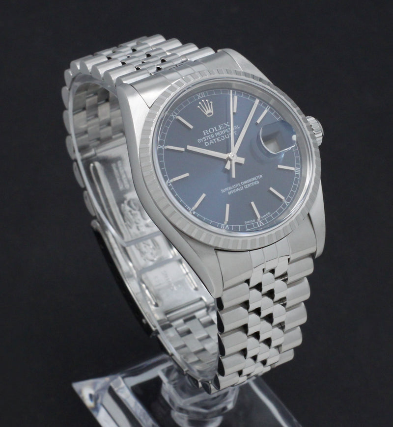 Rolex Datejust 16220 - 2000 - Rolex horloge - Rolex kopen - Rolex heren horloge - Trophies Watches