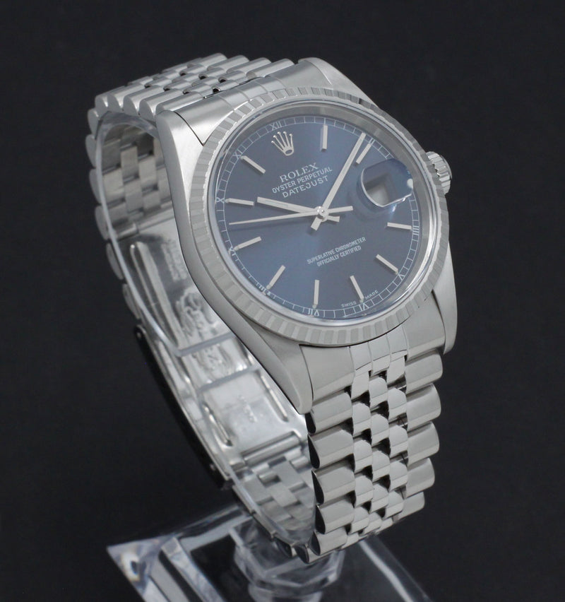 Rolex Datejust 16220 - 2000 - Rolex horloge - Rolex kopen - Rolex heren horloge - Trophies Watches