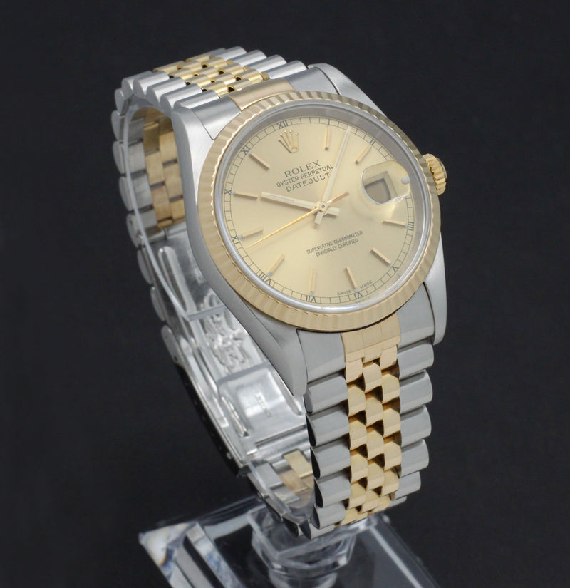 Rolex Datejust 16233 - 2000 - Rolex horloge - Rolex kopen - Rolex heren horloge - Trophies Watches