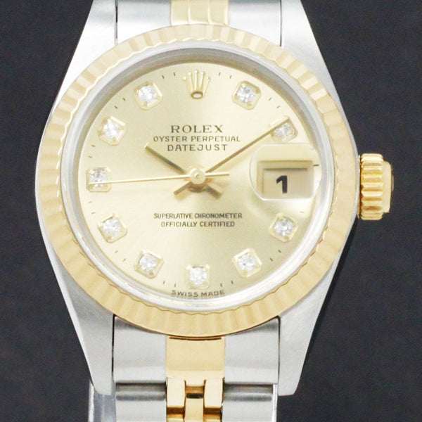 Rolex Lady-Datejust 69173G - 1996 - Rolex horloge - Rolex kopen - Rolex dames horloge - Trophies Watches