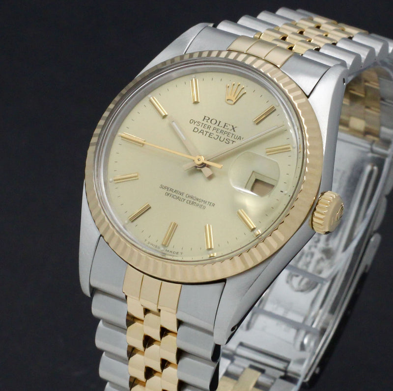 Rolex Datejust 16013 - 1988 - Rolex horloge - Rolex kopen - Rolex heren horloge - Trophies Watches