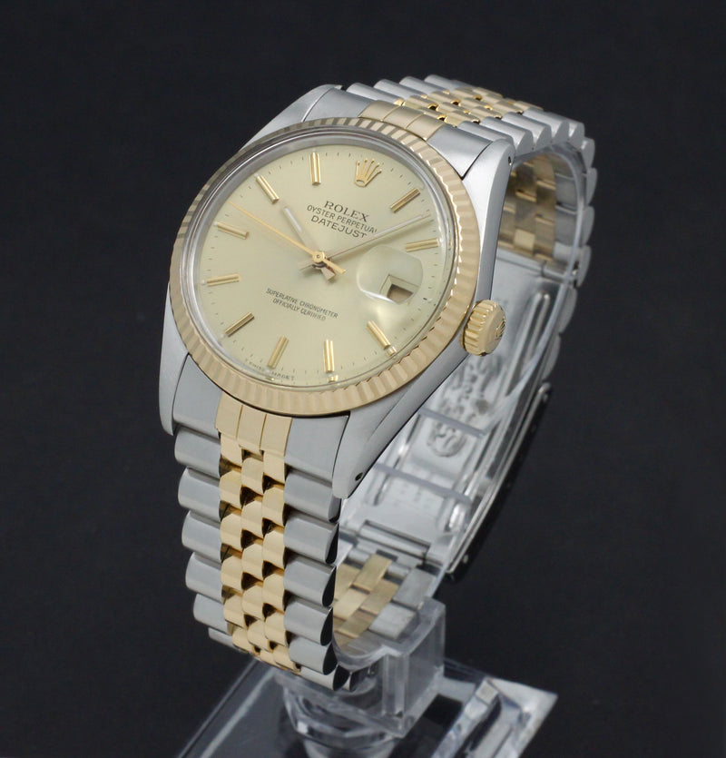 Rolex Datejust 16013 - 1988 - Rolex horloge - Rolex kopen - Rolex heren horloge - Trophies Watches