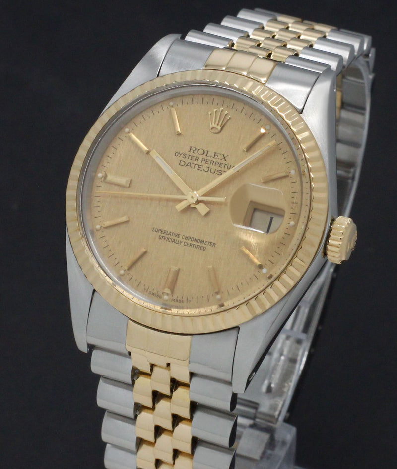 Rolex Datejust 16013 - 1986 - Rolex horloge - Rolex kopen - Rolex heren horloge - Trophies Watches