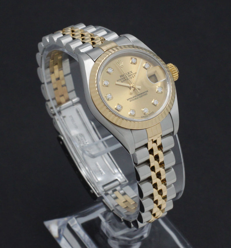 Rolex Lady-Datejust 79173G - 2003 - Rolex horloge - Rolex kopen - Rolex dames horloge - Trophies Watches