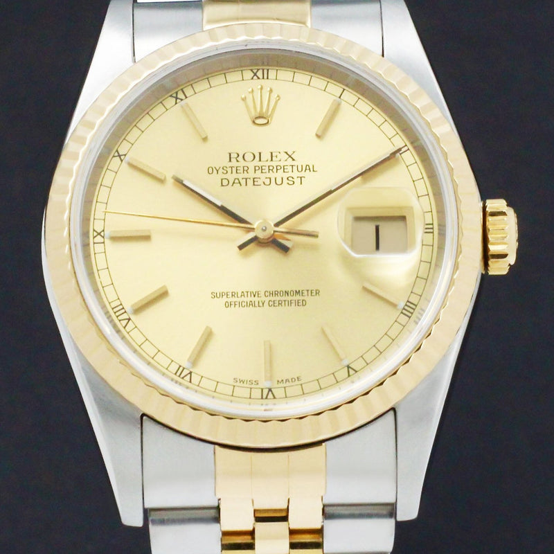 Rolex Datejust 16233 - 2000 - Rolex horloge - Rolex kopen - Rolex heren horloge - Trophies Watches