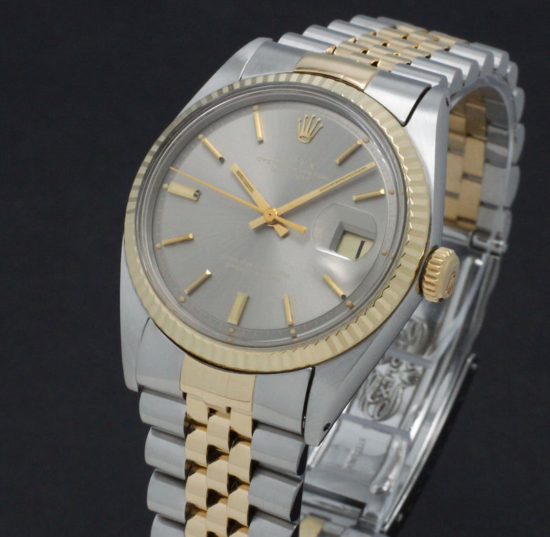 Rolex Datejust 1601 - 1971 - goud/staal - two/tone - Rolex horloge - Rolex kopen - Rolex heren horloge - Trophies Watches