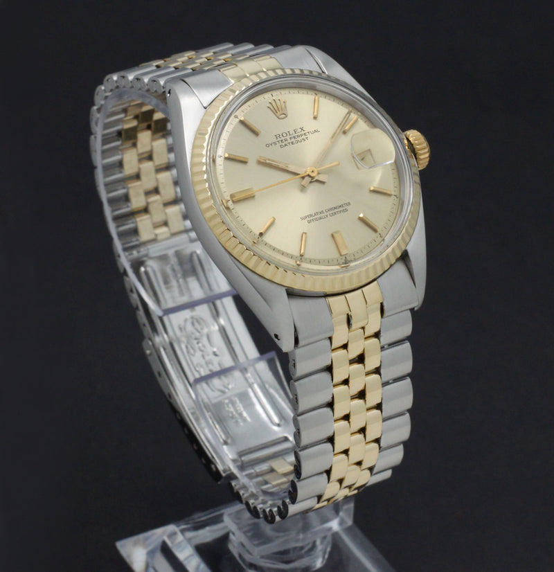 Rolex Datejust 1601 - 1971 - goud/staal - two/tone - Rolex horloge - Rolex kopen - Rolex heren horloge - Trophies Watches