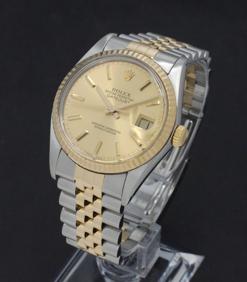 Rolex Datejust 16013 - 1987 - Rolex horloge - Rolex kopen - Rolex heren horloge - Trophies Watches