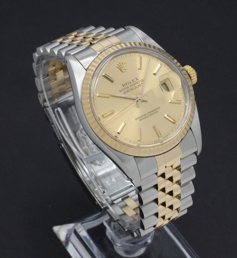 Rolex Datejust 16013 - 1987 - Rolex horloge - Rolex kopen - Rolex heren horloge - Trophies Watches