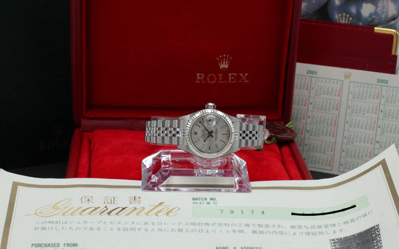 Rolex Oyster Perpetual Lady Datejust 79174 - 2001 - Rolex horloge - Rolex kopen - Rolex dames horloge - Trophies Watches