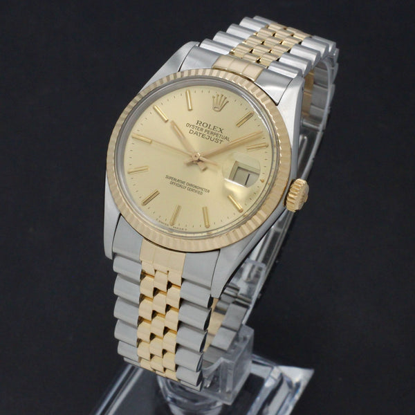 Rolex Datejust 16013 - 1986 - Rolex horloge - Rolex kopen - Rolex heren horloge - Trophies Watches