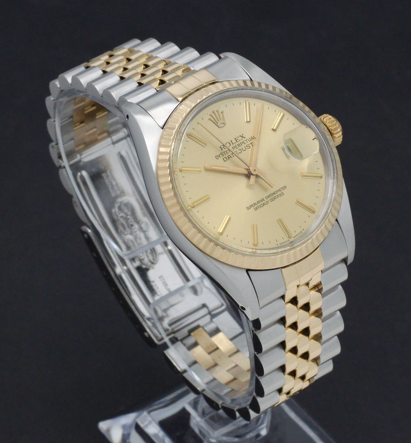 Rolex Datejust 16013 - 1986 - Rolex horloge - Rolex kopen - Rolex heren horloge - Trophies Watches