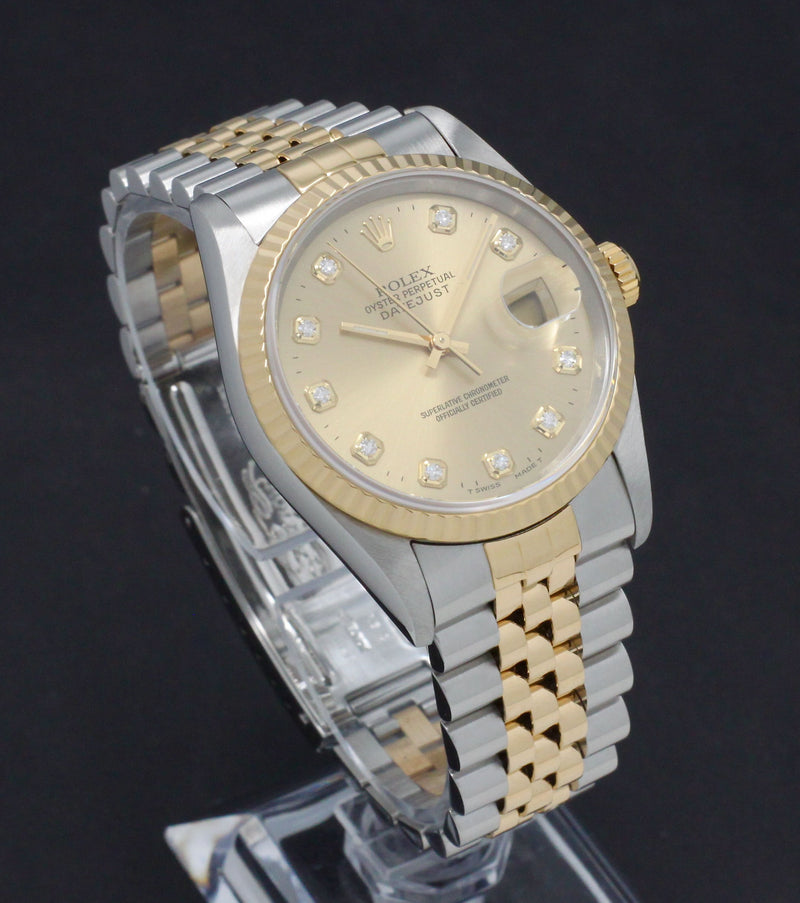 Rolex Datejust 16233G - 1997 - Rolex horloge - Rolex kopen - Rolex heren horloge - Trophies Watches