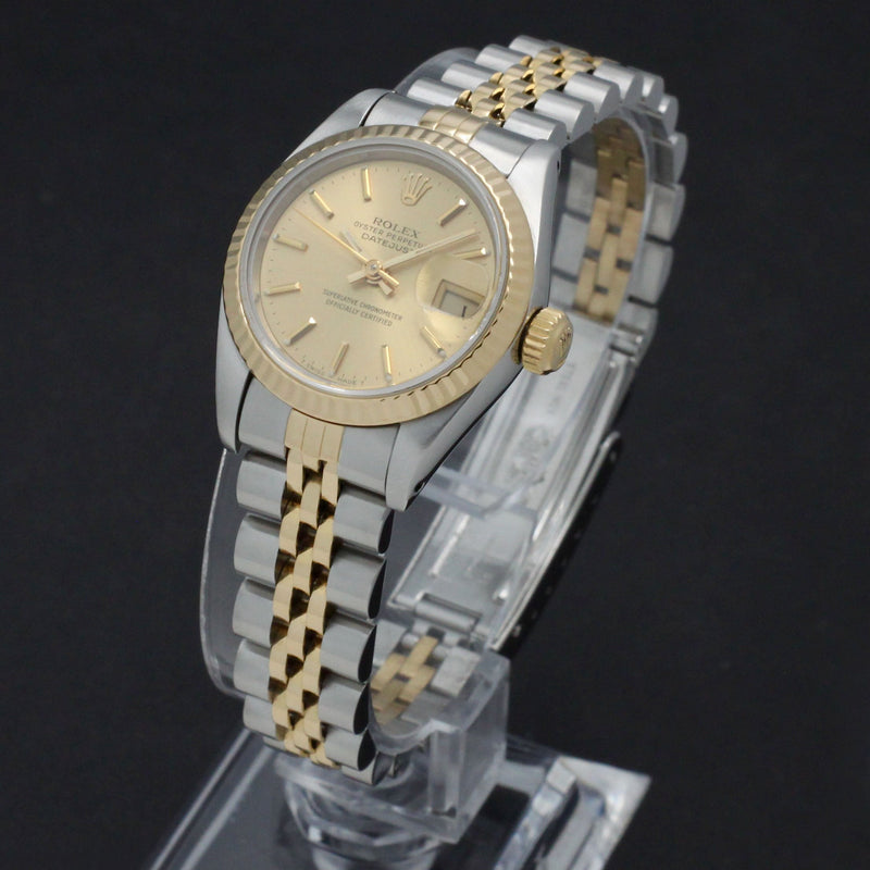 Rolex Lady-Datejust 69173 - 1991 - Rolex horloge - Rolex kopen - Rolex dames horloge - Trophies Watches