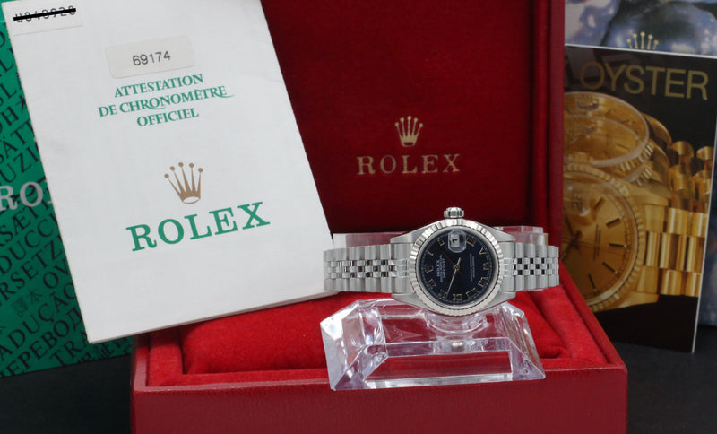 Rolex Oyster Perpetual Lady Datejust 69174 - 1998 - Rolex horloge - Rolex kopen - Rolex dames horloge - Trophies Watches